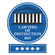 Lawyers of Distinction 2019 - five of five stars